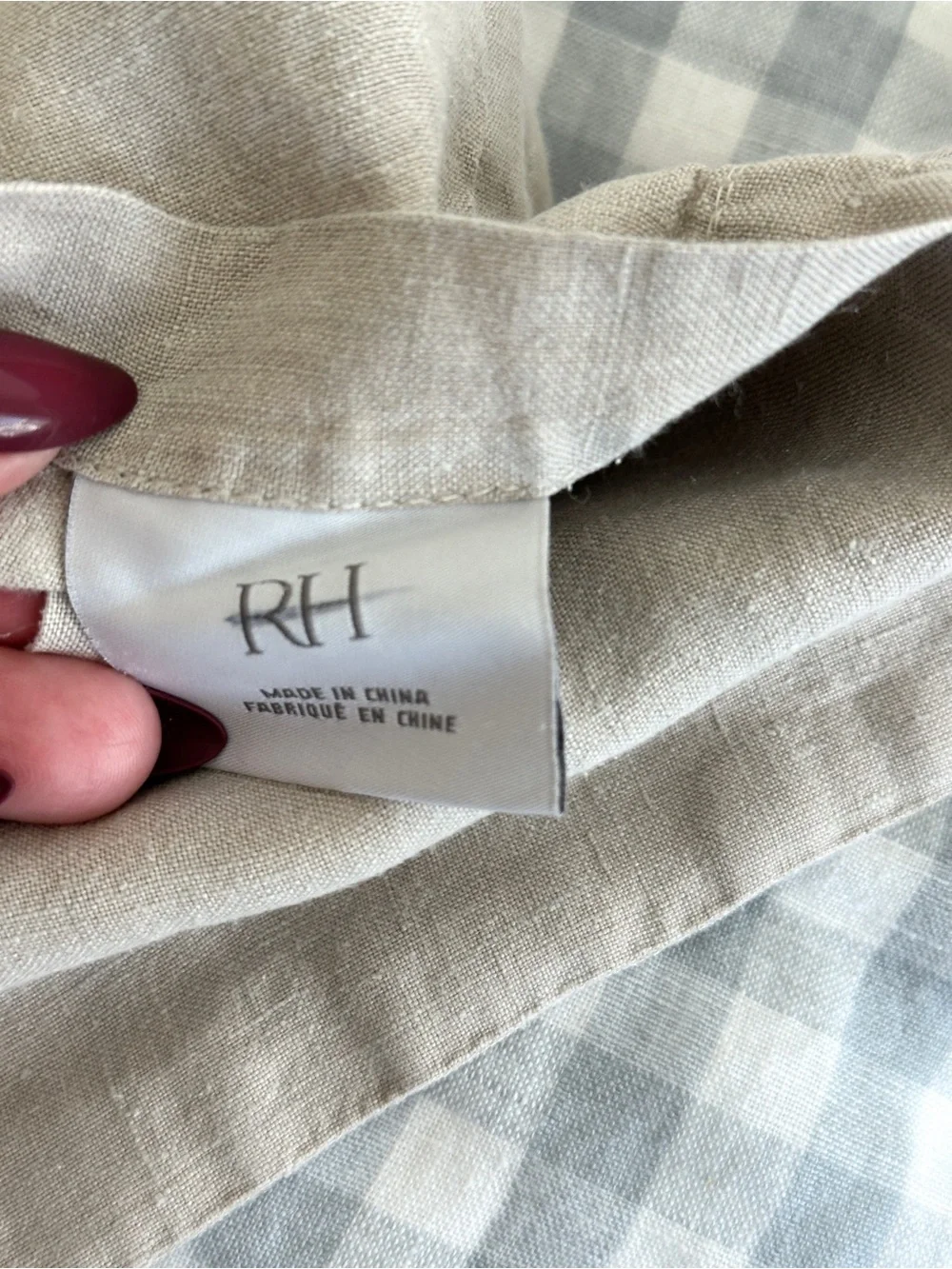 LAST CHANCE 🤍 Restoration Hardware Belgian Linen King Shams